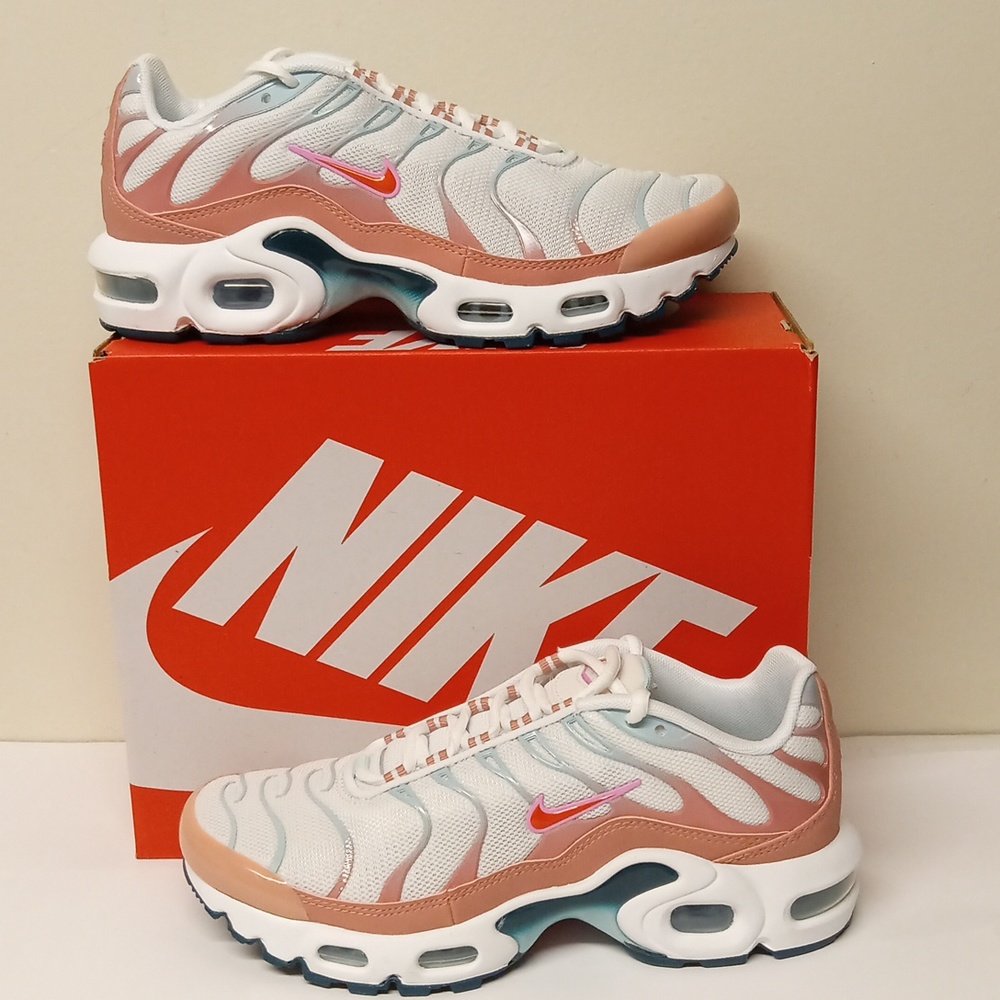 Air Max Plus ''Red Stardust Jade Ice"/White-Siren Red/5Y=6.5W (CD0609110)